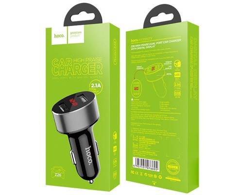 АЗУ Hoco Z26 High Praise 2.1A 2USB (00000050481_1)