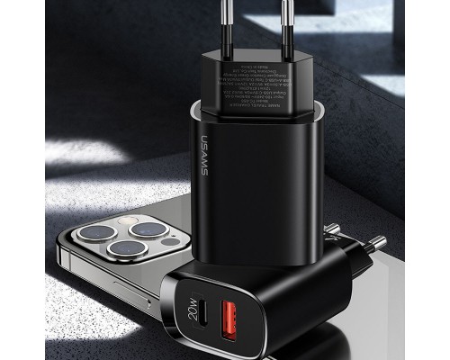 СЗУ Usams US-CC121 T35 QC3.0 + PD3.0 20W (00000049235_2)
