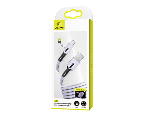 Дата кабель Usams US-SJ432 U51 Silicone USB to Micro USB (1m) (00000036160_4)
