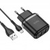 СЗУ Hoco N4 (2USB/2.4A) + MicroUSB (00000048810_2)