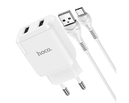 СЗУ HOCO N7 (2USB/2,1A) + USB - Type-C (00000049074_2)