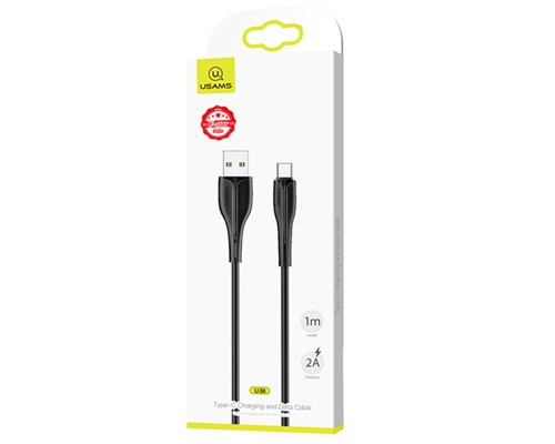 Дата кабель Usams US-SJ372 U-38 USB to Type-C 2A (1m) (00000051913_2)