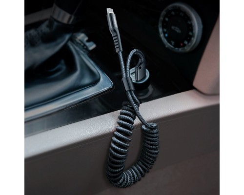 Дата кабель Baseus Fish Eye Spring Data Lightning Cable 2A (1m) (CALSR) (00000031840_1)
