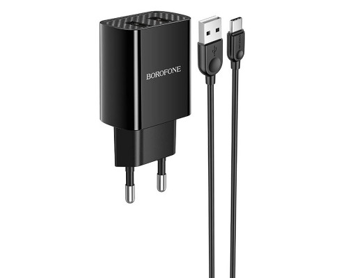 СЗУ Borofone BA53A Powerway (2USB/2.1A) + Type-C (00000055347_1)