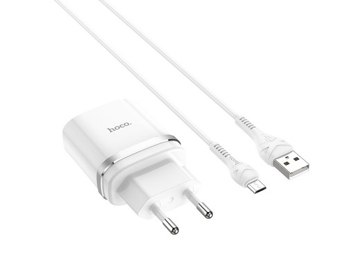 СЗУ Hoco C12Q Smart QC3.0 (1USB/3A) + MicroUSB (00000035259_1)