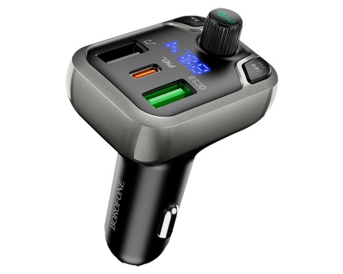АЗУ FM модулятор Borofone BC38 Flash Energy PD20W+QC3.0 (00000057069_1)