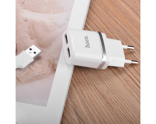 СЗУ Hoco C12 Dual USB Charger 2.4A (00000022974_1)