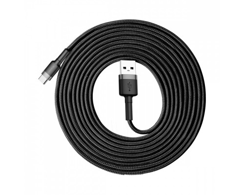 Дата кабель Baseus Cafule Type-C Cable 2A (3m) (CATKLF-U) (00000037737_2)