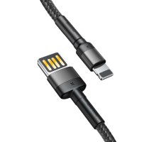 Дата кабель Baseus Cafule Lightning Cable Special Edition 2.4A (1m) (CALKLF) (00000031842_2)