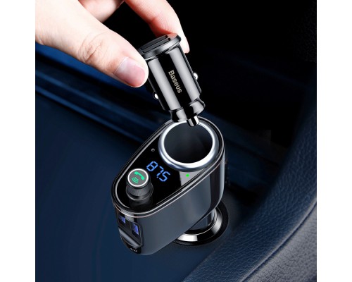 АЗУ Baseus Bluetooth FM Launcher Locomotive 3.4A 2USB (CCALL) (00000037597_1)