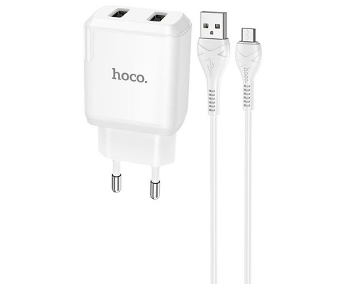 СЗУ HOCO N7 (2USB/2,1A) + USB - MicroUSB (00000049073_2)