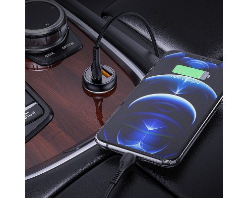 АЗУ Hoco NZ5 Smooth road PD30W + QC3.0 + Type-C to Lightning (00000055920_1)