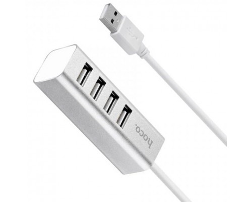 Переходник HUB Hoco HB1 USB to USB 2.0 (4 port) (1m) (00000031109_1)