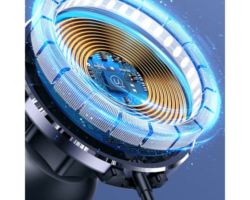 Автодержатель с БЗУ USAMS US-CD164 Ultra-Slim 15W (00000049262_1)