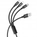 Дата кабель Hoco X14 Times Speed 3in1 (Lightning+Micro USB+Type-C) (1m) (00000038609_2)