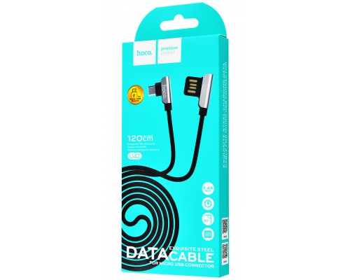 Дата кабель Hoco U42 Exquisite Steel Micro USB Cable (1.2m) (00000030908_1)
