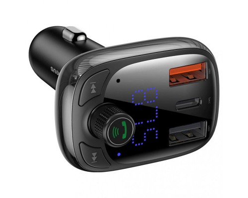 АЗУ Baseus T typed S-13 Bluetooth FM Launcher (PPS QC) 2USB + Type-C (CCTM) (00000053133_1)