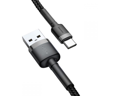 Дата кабель Baseus Cafule Type-C Cable 3A (1m) (CATKLF) (00000031871_1)