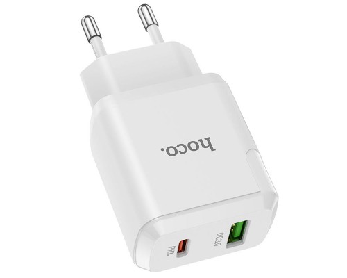 СЗУ Hoco N5 Favor 20W PD+QC3.0 (1USB/1Type-C/3A) (00000048311_2)