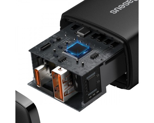 СЗУ Baseus Compact Quick Charger 20W QC+ PD (Type-C + 1USB) (CCXJ-B) (00000048312_1)