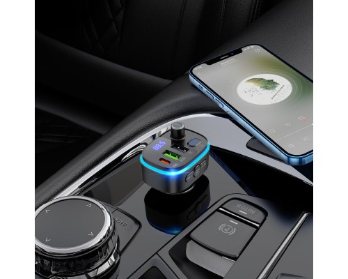 АЗУ FM модулятор HOCO E62 PD20W+QC3.0 (00000053010_1)