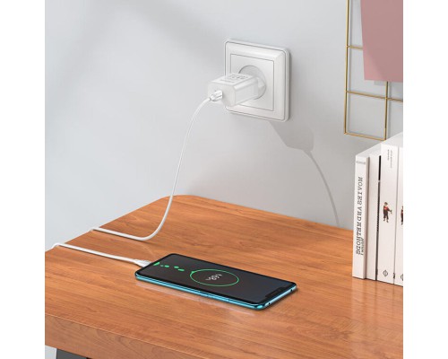 СЗУ Borofone BA65A Single port PD20W + Type-C + Type-C (00000057018_2)