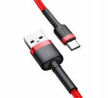 Дата кабель Baseus Cafule Type-C Cable 3A (1m) (CATKLF) (00000031871_3)