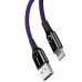 Дата кабель Baseus C-shaped (со световым индикатором) USB to Lightning 2.4A (1m) (CALCD) (00000027364_2)
