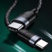 Дата кабель Usams US-SJ400 U31 100W PD Fast Charging Type-C to Type-C (1.2m) (00000036165_1)