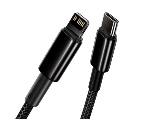 Дата кабель Baseus Tungsten Gold Type-C to Lightning PD 20W (1m) (CATLWJ) (00000048847_1)