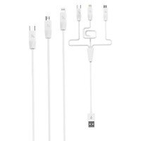 Дата кабель Hoco X1 Rapid 3in1 (Lightning+Micro USB+Type-C) (1m) (00000052968_1)