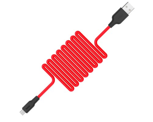 Дата кабель Hoco X21 Silicone MicroUSB Cable (1m) (00000032926_2)