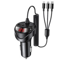 АЗУ Usams US-CC119 C22 (2USB/3.4A) + 3in1 combo кабель (00000042611_1)