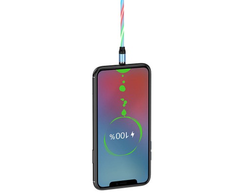 Дата кабель Hoco U90 "Ingenious streamer" MicroUSB (1m) (00000048107_2)