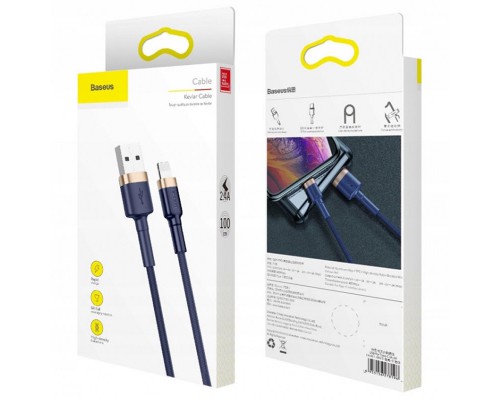 Дата кабель Baseus Cafule Lightning Cable 2.4A (1m) (CALKLF) (00000037213_4)