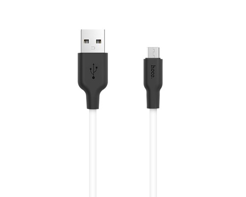 Дата кабель Hoco X21 Silicone MicroUSB Cable (1m) (00000032926_1)