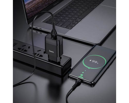 СЗУ Hoco C72Q QC3.0 (1USB/2A) + MicroUSB (00000041731_2)