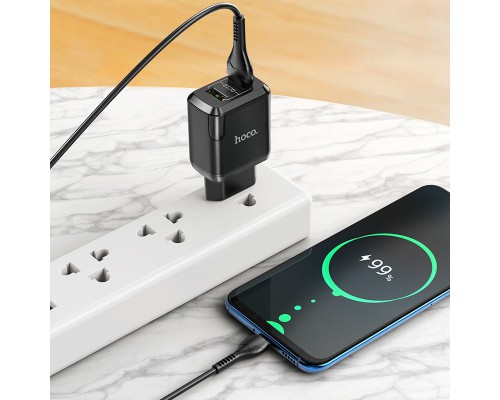 СЗУ HOCO N6 QC3.0 (2USB/3A) + USB - Type-C (00000048111_2)