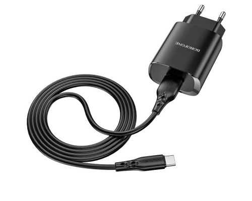 СЗУ Borofone BN1 (1USB/2.1A) + Type-C (00000058308_1)